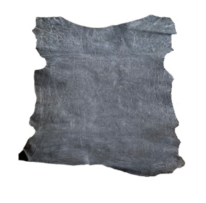 Piele captuseala velur, gri 0.6 - 0.8 mm
