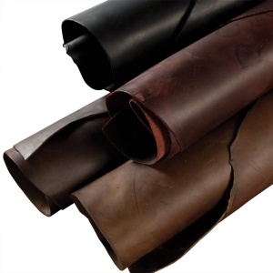Piele tabacita cu ulei Pull-up, Tandy Leather