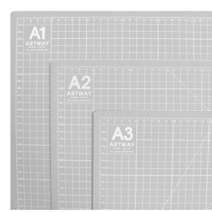 Placa taiere autovindecabila HOBBY 2 fete, 3 mm GRI format A3 - Img 3
