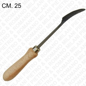 Raspel cu maner pentru sculptura lemn si marmura, 25 cm B68525, Milani Utensili - Img 2