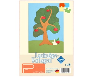 Sablon din lemn, "Mar", pentru traforaj, dimensiunea A4, Pebaro