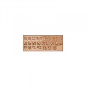 Sablon pentru pielarie, litere mari, 12mm - Tandy Leather - Img 2