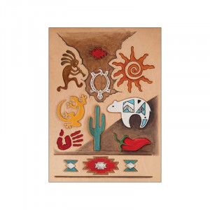 Sablon pielarie "Southwest II" - Tandy Leather - Img 2