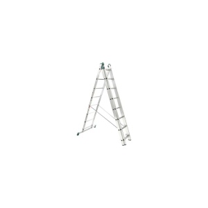 Scara tripla aluminiu universala 3x9 trepte