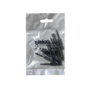 Set 10 biti Felo, seria Industrial profil Torx, E6.3, TX8, 50mm - Img 1