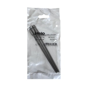 Set 3 biti Felo, seria Industrial profil Torx, E6.3, TX15, 150mm - Img 1