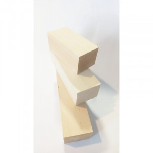 Set 4 blocuri din lemn de tei pentru cioplit 47 x 47 mm - Img 9