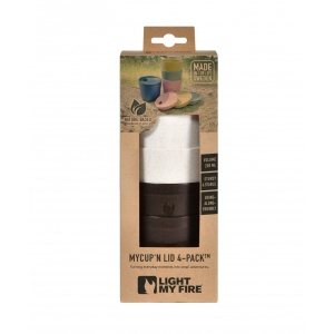 Set 4 cani mici cu capac MyCup´n Lid Short BIO, LIGHT MY FIRE - Img 14