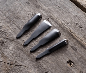 Set 4 dalti electrice de degrosare pentru sculptura/cioplire lemn, fara maner, Flexcut - Img 3