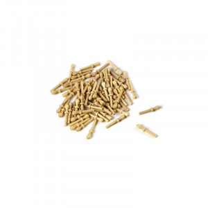 Set 50 cavile din lemn de cimisor, 14mm, Amati - Img 3