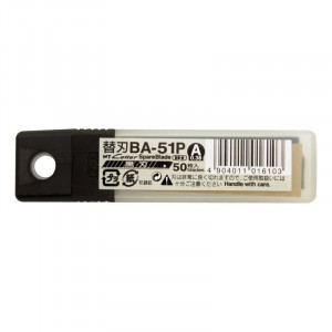 Set 50 lame cutter negre de tip A - 9mm NT Cutter - Img 4