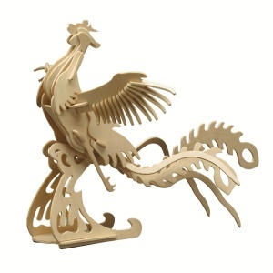 Set de constructie din lemn „Phoenix” debitat cu laser Pebaro