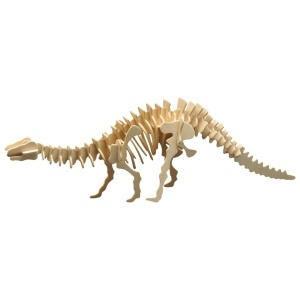 Set de constructie din lemn "Brontosaurus" debitat cu laser Pebaro