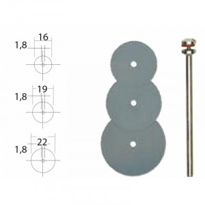 Set discuri debitoare din otel elastic, Proxxon 28830 - Img 4