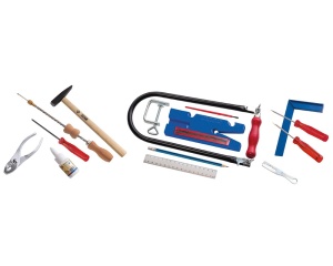 Set pentru decupat cu burghiu, masa de taiere si set complet de scule, Pebaro - Img 3
