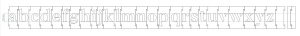 Set sabloane vopsire litere mari a-z , 5-30 cm inaltime caracter - Img 2