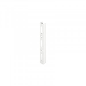 Sina simpla de perete Dolle Single Slot 145mm, alba, pentru rafturi modulare - Img 2