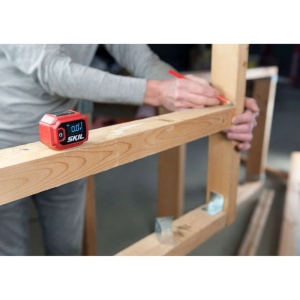 SKIL 1900 AA Nivela laser digitala cu linie, lumina rosie, raza de actiune 4.5m, margine magnetica, include 2 baterii AAA, baza suport perete, accesoriu raportor - Img 5