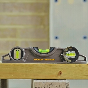 Stanley 0-43-609, nivela magnetica fatmax pro din aluminiu, 25 cm, 3 fiole, blister - Img 6