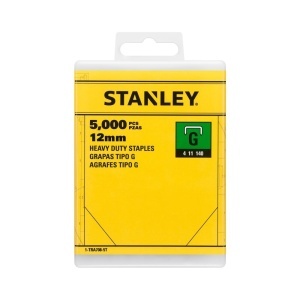 Stanley 1-TRA708-5T, capse pentru aplicatii profesionale, 12mm, 5000 buc tip G 4/11/140, blister