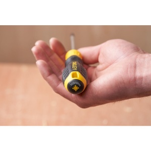Stanley STHT16163-0, surubelnita Cushion Grip cu varful cruce Pozidrive PZ2 si lungimea tijei de 100mm, PZ2x100 - Img 5
