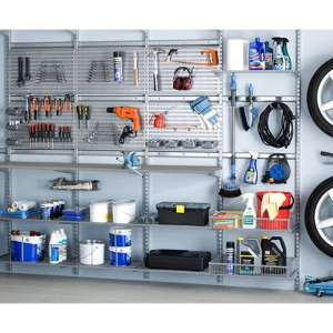 Suport simplu raft pe sina Dolle Single Slot 100mm, pentru rafturi modulare - Img 7