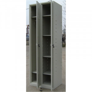 Vestiar 2 usi cu un compartiment cu 4 polite, 600x450x1800 mm - Img 4