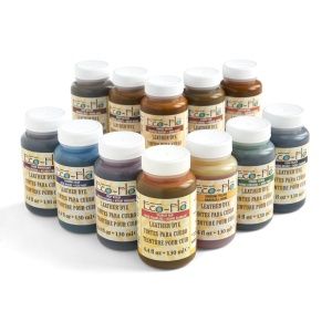Vopsea pe baza de apa pentru piele Eco-Flo Leather Dye (130 ml) – Diverse Culori