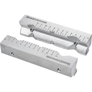 116AP Set falci de schimb din aluminiu cu marcaj CM pentru menghine Heuer