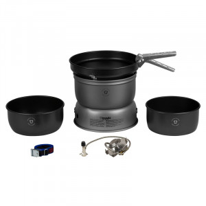 157255 25-5 HA/GB Set serie 25 din ALUMINIU ANODIZAT, pentru gatit in camping, Trangia - Img 2