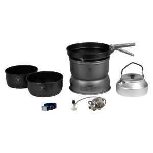 157256 25-6 HA/GB Set serie 25 din ALUMINIU ANODIZAT, pentru gatit in camping, Trangia