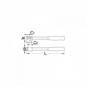 1667/2 Scula de indreptat roata de lant a axului pedalier la bic, Unior - Img 3