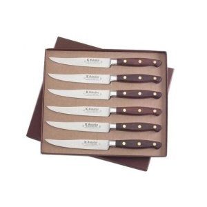 25006STEAKCOA Cutie cu 6 cutite pentru friptura, lungime 13cm, Sabatier Elegance - Img 1