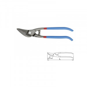 615040 Foarfeca universala de tabla, 280 mm, 563L Plus7DP, Unior - Img 2
