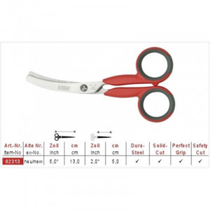 752313 Foarfeca pentru bandaje Safecut cu varf rotunjit 13cm, Finny, Kretzer - Img 3