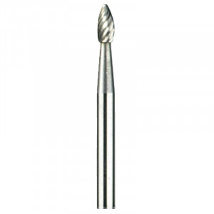 9911 Freza carbura de wolfram cu varf oval, 3.2mm, Dremel - Img 1