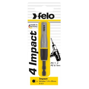 Adaptor portbit IMPACT, Felo, prindere E6.3, 95mm, Blister - Img 2