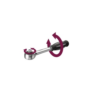 Antrenor cu clichet WGB 1/2" 390mm, 60 dinți, mner rotativ, crom-vanadiu, Ius Brasov - Img 1