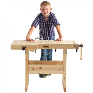 Banc de lucru pentru tamplarie JUNIOR/SENIOR + dulap 0022, Sjobergs - Img 12