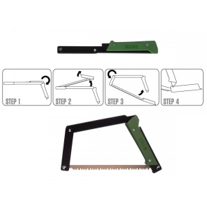 BOREAL15.1 Fierastrau bushcraft pliabil,38cm lungime, cu teaca, Agawa - Img 13