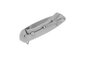 Briceag de buzunar Buck Onset 0040BKS-B, otel S45VN, maner G10 negru si cadru titan, Frame Lock - Img 5