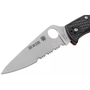 Briceag Endura® 4 Lightweight Thin Blue/Red Line, Spyderco - Img 10