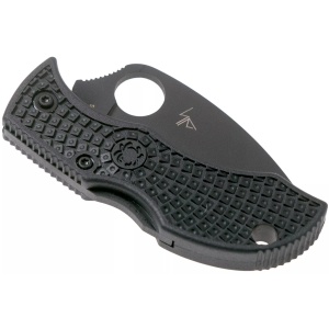 Briceag Manbug™ Wharncliffe lama neagra, Spyderco - Img 3