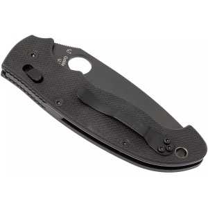 Briceag Manix™ 2 XL G-10 negru / lama neagra, Spyderco - Img 3