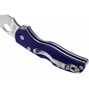 Briceag Native® 5 G-10 Dark Blue CPM S110V, Spyderco - Img 4