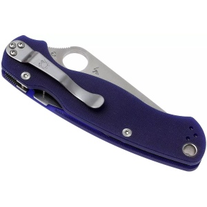 Briceag Para Military™ 2 G-10 Dark Blue CPM S110V, Spyderco - Img 3