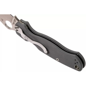 Briceag Para Military™ 2 G-10 Dark Gray Maxamet, Spyderco - Img 4