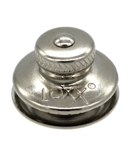 Buton superior cap mic nichelat pentru sisteme de fixare LOXX