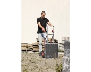 Carucior transport cu platforma Cargo Point max. 200kg, H 1190mm, din otel zincat - Img 3