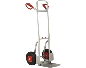 Carucior transport cu platforma compact Cargo Point max. 200kg, H 1050mm, din otel zincat